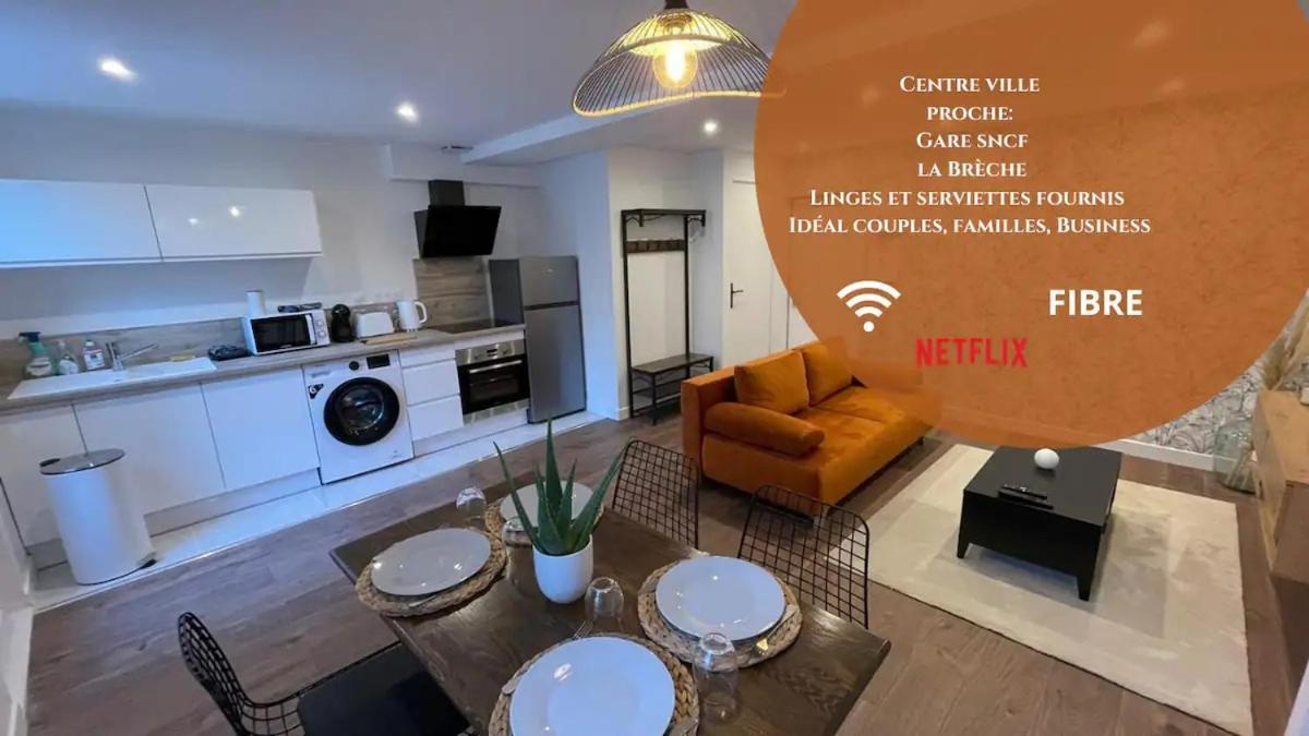 Le Jardin Niortais - Hyper Centre- Proche Gare - Paisible - Grand Jardin Prive, Wifi Hd -Netflix Διαμέρισμα Εξωτερικό φωτογραφία